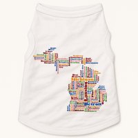 Abstract Word Cloud Map Of Michigan State Doggie Tank