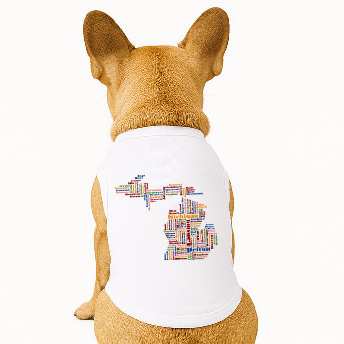 Abstract Word Cloud Map Of Michigan State Doggie Tank