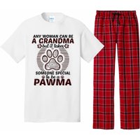 Any Woman Can Be A Grandma Dog Pawma Gifts Pajama Set