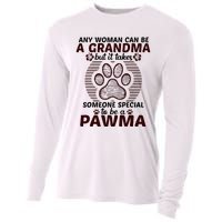 Any Woman Can Be A Grandma Dog Pawma Gifts Cooling Performance Long Sleeve Crew