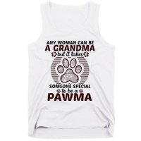 Any Woman Can Be A Grandma Dog Pawma Gifts Tank Top