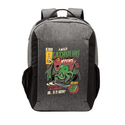 A Wild Cathulhu Appears A Cat Or Monster Funny Cat Cthulhu Vector Backpack