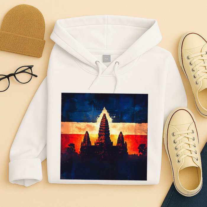 Angkor Wat Cambodia Explore Ancient Temples Hoodie