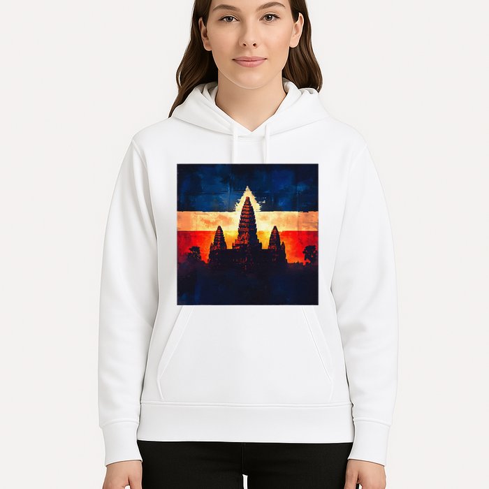 Angkor Wat Cambodia Explore Ancient Temples Hoodie