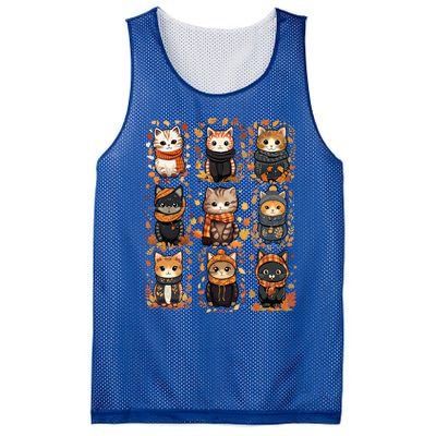 Autumn Winter Cat And Gift Mesh Reversible Basketball Jersey Tank