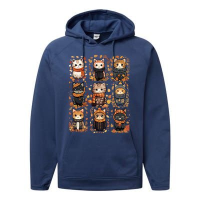 Autumn Winter Cat And Gift Performance Fleece Hoodie