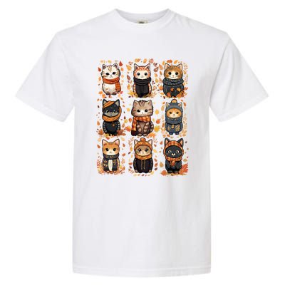 Autumn Winter Cat And Gift Garment-Dyed Heavyweight T-Shirt