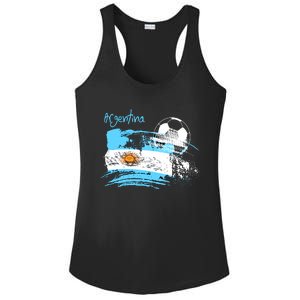 Argentina World Champion Football For Lover Gift Trending Ladies PosiCharge Competitor Racerback Tank