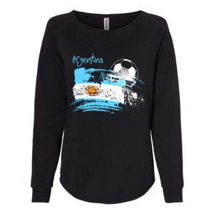 Argentina World Champion Football For Lover Gift Trending Womens California Wash Sweatshirt