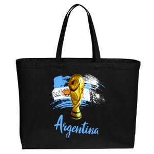 Argentina World Champion Football For Lover Gift Trending Cotton Canvas Jumbo Tote