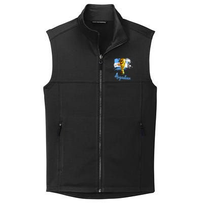 Argentina World Champion Football For Lover Gift Trending Collective Smooth Fleece Vest