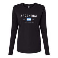 Argentina World Champion Football For Lover Gift Trending Womens Cotton Relaxed Long Sleeve T-Shirt