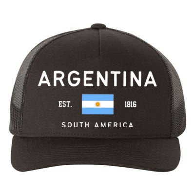 Argentina World Champion Football For Lover Gift Trending Yupoong Adult 5-Panel Trucker Hat