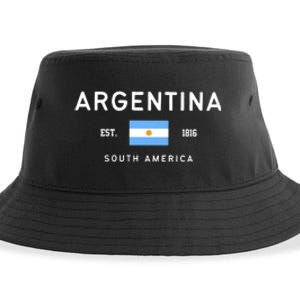 Argentina World Champion Football For Lover Gift Trending Sustainable Bucket Hat