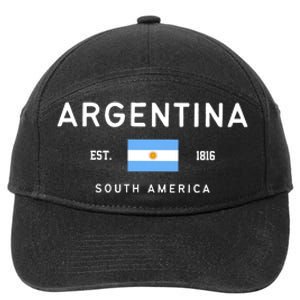 Argentina World Champion Football For Lover Gift Trending 7-Panel Snapback Hat