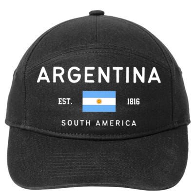 Argentina World Champion Football For Lover Gift Trending 7-Panel Snapback Hat