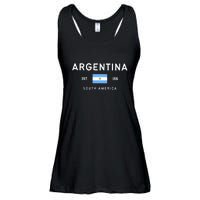 Argentina World Champion Football For Lover Gift Trending Ladies Essential Flowy Tank