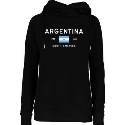 Argentina World Champion Football For Lover Gift Trending Womens Funnel Neck Pullover Hood