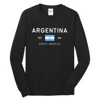 Argentina World Champion Football For Lover Gift Trending Tall Long Sleeve T-Shirt