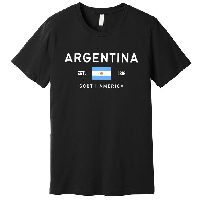 Argentina World Champion Football For Lover Gift Trending Premium T-Shirt