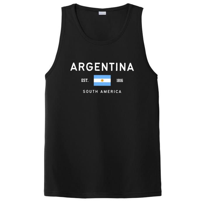 Argentina World Champion Football For Lover Gift Trending PosiCharge Competitor Tank