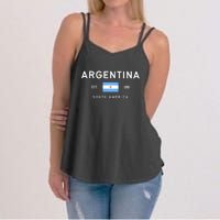 Argentina World Champion Football For Lover Gift Trending Women's Strappy Tank