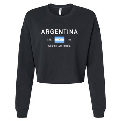 Argentina World Champion Football For Lover Gift Trending Cropped Pullover Crew