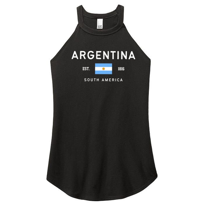 Argentina World Champion Football For Lover Gift Trending Women's Perfect Tri Rocker Tank