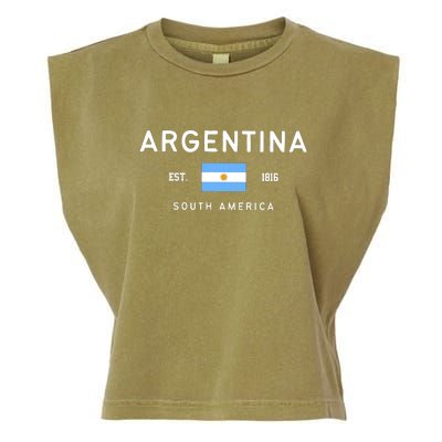 Argentina World Champion Football For Lover Gift Trending Garment-Dyed Women's Muscle Tee