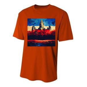 Angkor Wat Cambodia Explore Ancient Temples Performance Sprint T-Shirt