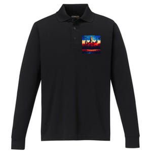 Angkor Wat Cambodia Explore Ancient Temples Performance Long Sleeve Polo