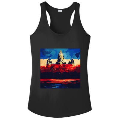 Angkor Wat Cambodia Explore Ancient Temples Ladies PosiCharge Competitor Racerback Tank