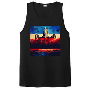 Angkor Wat Cambodia Explore Ancient Temples PosiCharge Competitor Tank