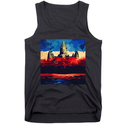 Angkor Wat Cambodia Explore Ancient Temples Tank Top