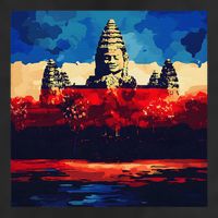 Angkor Wat Cambodia Explore Ancient Temples Golf Towel