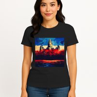 Angkor Wat Cambodia Explore Ancient Temples Womens T-Shirt