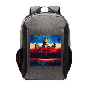 Angkor Wat Cambodia Explore Ancient Temples Vector Backpack