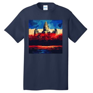 Angkor Wat Cambodia Explore Ancient Temples Tall T-Shirt