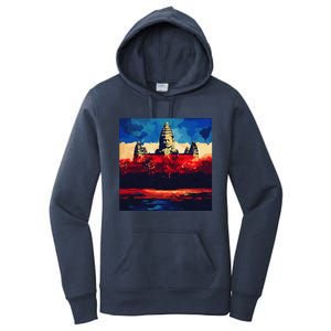 Angkor Wat Cambodia Explore Ancient Temples Women's Pullover Hoodie