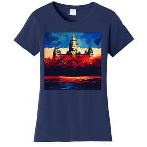 Angkor Wat Cambodia Explore Ancient Temples Women's T-Shirt