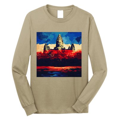 Angkor Wat Cambodia Explore Ancient Temples Long Sleeve Shirt