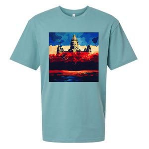 Angkor Wat Cambodia Explore Ancient Temples Sueded Cloud Jersey T-Shirt