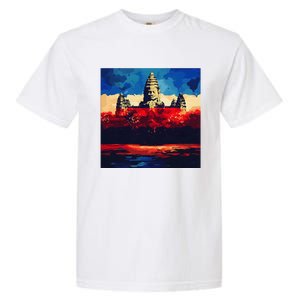 Angkor Wat Cambodia Explore Ancient Temples Garment-Dyed Heavyweight T-Shirt