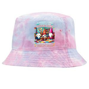 A Woman Cannot Survive On Quilting Alone She Also Needs Tie-Dyed Bucket Hat