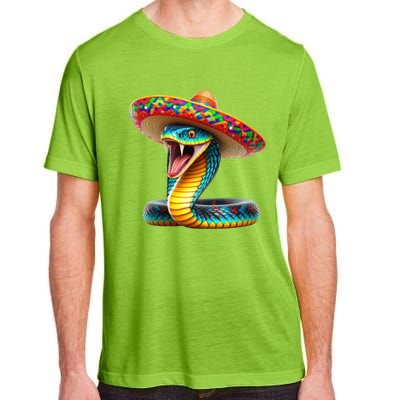 Anaconda Wearing Cinco De Mayo Hat Snake Lovers Birthday Gift Adult ChromaSoft Performance T-Shirt