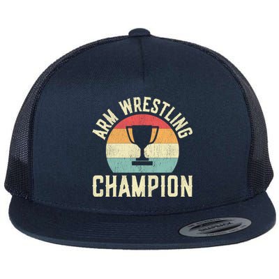 Arm Wrestling Champion Flat Bill Trucker Hat