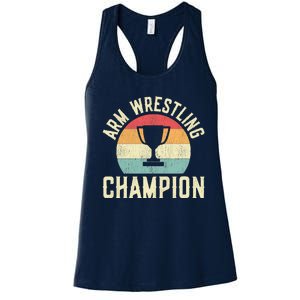 Arm Wrestling Champion Women's Racerback Tank