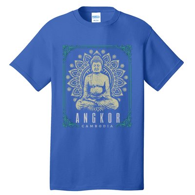 Angkor Wat Cambodia Buddha Temple Travel Souvenir Gift Meaningful Gift Tall T-Shirt