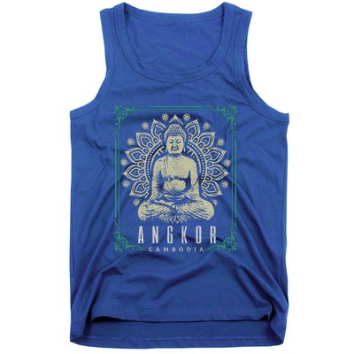 Angkor Wat Cambodia Buddha Temple Travel Souvenir Gift Meaningful Gift Tank Top