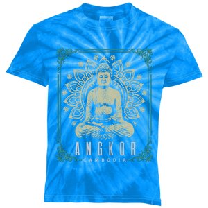 Angkor Wat Cambodia Buddha Temple Travel Souvenir Gift Meaningful Gift Kids Tie-Dye T-Shirt